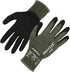 Ergodyne ProFlex 7042 Cut Resistant Work Gloves, ANSI A4, Green, Contact Heat Resistant Sandy Nitrile Coated Palms