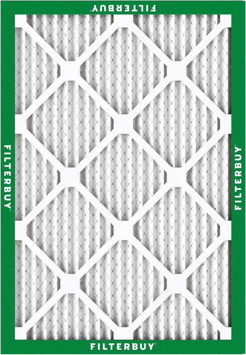 Filterbuy 14x20x1 Air Filter MERV 8 Dust Defense (1-Pack), Pleated HVAC AC Furnace Replacement (Actual Size: 13.50 x