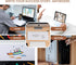 Garood Desktop Whiteboard with Storage, 15.8 x 7 x 2 inches, Glass Desktop Dry Erase Board, Phone Tablet Holder