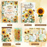 Set 1 600+ 1 1 1 12 Sunflower Planner Gift for Women - Sticker Book of Stickers, Weekly Planner, Crochet Keychain