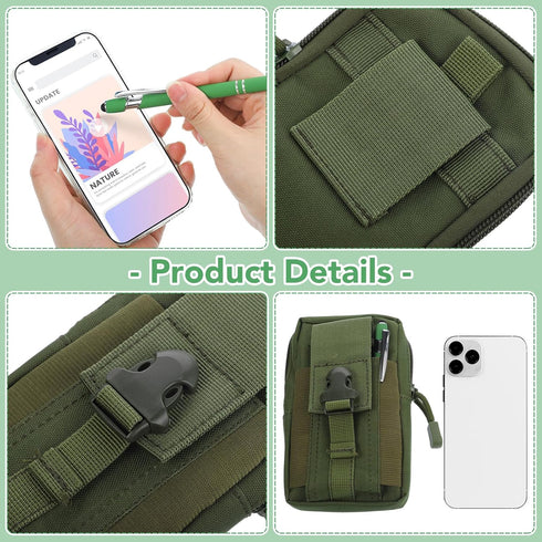 Prudiut 3 Pcs Waterproof Notebook with Tactical Cover, Weatherproof Pen, 3 x 5 Inch Pocket Notepad for Outdoor Records