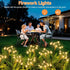 2 Pack Solar Garden Lights Waterproof Solar Swaying Starburst Light Outdoor Lights for Yard Patio Walkway Pathway Party