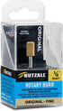 Kutzall Original Cylinder Rotary Burr, 1/8" Shaft, Fine, 1/4" Dia. x 1/2" Length, Woodworking Attachment