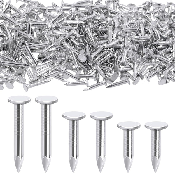 400Pcs Galvanized Roofing Felt Nails, 3 Sizes for Roof Repair, Asphalt Nails, Slating Nails, Cement Siding Nails
