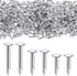 400Pcs Galvanized Roofing Felt Nails, 3 Sizes for Roof Repair, Asphalt Nails, Slating Nails, Cement Siding Nails