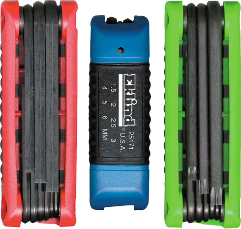 EKLIND 25024 24pc Combo Ergo-Fold Fold-up Inch / MM Hex Key & TORX Star