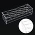 MECCANIXITY 12-Well Acrylic Test Tube Rack Holder, Clear Lab Stand for 100ml Tubes