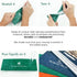 Clever Fox Cash Envelopes for Budgeting System – 12 Pack Budget Envelopes for Cash Budgeting and Saving, Tear and Water