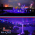 200 66ft 4th 8 4th JMEXSUSS LED Red White and Blue Lights Outdoor, Expandable Waterproof of July Lights, Modes