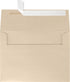 LUXPaper A4 Invitation Envelopes - Peel & Press - 4 1/4" x 6 1/4" - Taupe Metallic - 50 Qty