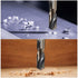 uxcell 2 Pcs Straight Shank Twist Drill Bits 13.5mm High Speed Steel 4341 for Stainless Steel, Alloy, Metal, Plastic,
