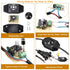 MECCANIXITY Rotary Cord Switch, AC 220V 2A 150W Slide Control Lamp Dimmer, Black