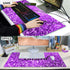 Desk Pad, Gaming Mouse Pad Extended Mouse Mat with Stitched Edge, AUOX Large Mousepad XL 31.5" x 11.8" for Office