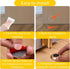 Generic 1 Pack Magnetic Door Stopper Bottom of Door Holder No Drilling Mount Floor Door Stop with Screws and Adhesive