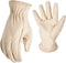 AWP Grain Leather Pigskin Work Gloves - X-Large Tan for Men and Women