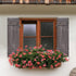 GOFLAME Wood Shutters for Wall Decor, Reclaimed Wood Board and Batten, Exterior & Interior Rustic Farmhouse Window