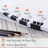 Mr. Pen- Binder Clips, 100 pc, Assorted Sizes Black, Paper Clamps for Office, Black Binder Clips