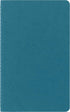 Moleskine Cahier Journal, Soft Cover, Large (5" x 8.25") Plain/Blank, Brisk Blue, 80 Pages (Set of 3) by Moleskine