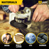 GRAFF Premium Wood Carving Disc 4 Inch - Angle Grinder Shaping and Grinding Wheel for Wood, Plastic, and Drywall