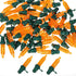 Bulk 60 Pcs Christmas LED Replacement Bulbs, Mini Christmas Tree Light Bulbs for Decorations (Orange)
