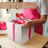 Cakebon Cake Boxes with Cake Drums, White 8 inch, 3-pack for Birthdays, Weddings, Christmas Parties
