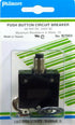 Philmore 3 Amp Push Button Manual Reset Thermal Circuit Breaker 250V AC, 50V DC