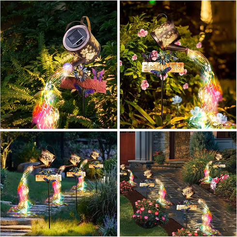 KZBUFCXZ Yard,IP65 Solar Watering Can Light - Solar Lights Yard Decorations Outdoor,Garden Decor Lights for Waterproof