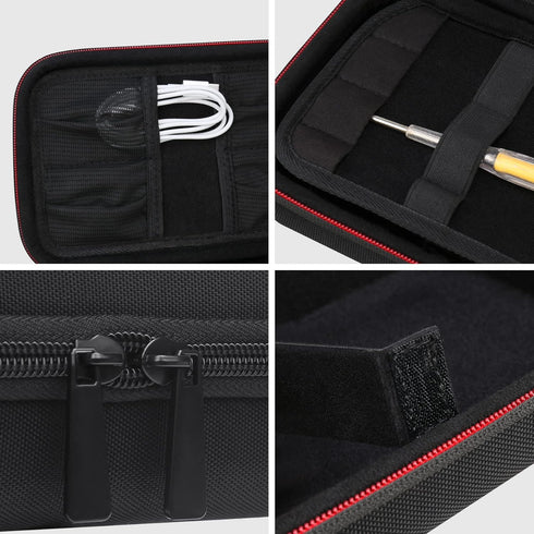 Carrying Case for Klein Tools ET310 AC Circuit Breaker Finder & 80041 Outlet Repair Tool Kit, Black Organizer Bag