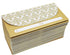 Juvale 100 Pack Gold Money Envelopes for Cash Gifts, Decorative Design for Birthdays, Graduations, Weddings (7x3 In)