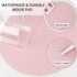 YSAGi 2 Pack Ultra Thin Waterproof PU Leather Mouse Pad, Stitched Edges, Office/Home, Pink
