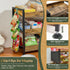 Countertop, 3 Counter, Aquzee Snack Organizer Rack for Tier Wooden Candy Display Shelf, Retail Display Shelves
