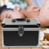 24x16x16cm FOMIYES Portable Tool Box Organizer with Waterproof Lining, Compact Black Storage Case for Foot Therapy