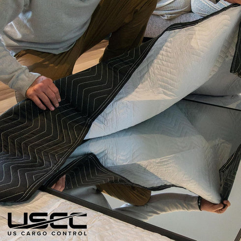95 lb/Dozen, 80"x72" MBSUPREME95 US Cargo Control Machine Washable Large Heavy Duty Moving Blanket, Supreme Mover