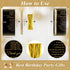 Feifeiya 50 Set 80th Birthday Party Favor for Guest Anniversary Party Favor with Black and Gold Ballpoint Pens