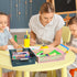4Pcs 4A DLUCKY Classroom Organization and Storage Paper Tray Holds Paper, Trays for Classroom Toy, Crayons, Handicrafts