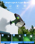 4Pack 58 1800mAh, IP67 3 2-in-1 Brightown Solar Spot Lights Outdoor with LED & Solar Lights Outdoor Waterproof