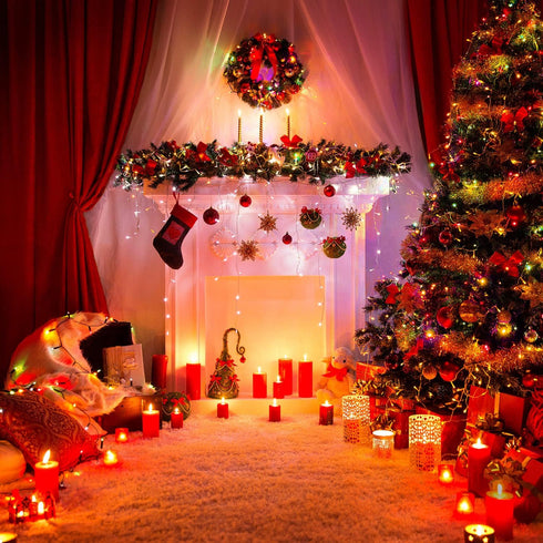 LIOPEED 42ft 120 IP65 8 Led Battery Powered String Lights, Waterproof Modes Twinkle Fairy Lights with Timer