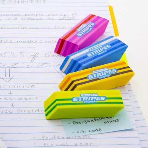 BAZIC Fashion Eraser, 4/Pack