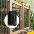4pcs Deck Railing Bracket Connectors for 2 4 Deck Railing Wood Post, with Coated Screws and Drill Bit
