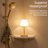 Waterproof,4000mAh Use,3 Dimmable 10.8"H- Shower Lamp Battery Rechargeable Cordless Table Lamp for Indoor & Outdoor