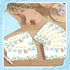 libfrnt 50 Pack 4 6 Inch Baby Shower Thank You Cards with Envelopes Stickers Boy Baby Shower Greeting Cards Blue Baby