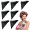 OWMOSYX 7 Piece Triangle Hair Net for Rollers Women Mesh Hair Net Setting