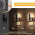 2 Pack Dimmable 0-100LM 3000K L LOHAS LED Night Lights Plug Into Wall, Night Light with Dusk-to-Dawn Sensor, Decorative