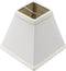 Upgradelights Ivory Silk 6 inch Mission Chandelier Shade