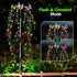 69LED Solar Garden Lights Outdoor Decorative Waterproof, Swaying Tree Solar Lights for Outside, Butterfly Flower Lights