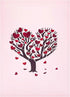Liif 3D Pop Up Card, Lesbian Love Tree Greeting Card for Valentine's Day, Anniversary, LGBT, Wedding