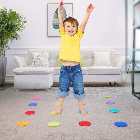 Aaskuu 4 Inch 72 Pack, Carpet Floor Spots Markers, Circles Dots for Teachers and Kids, Flexible Classroom Rug Mats
