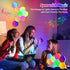 8 Pack Kangtaixin Hexagon LED Lights - RGB Wall Panels with Music Sync, Smart App & Remote Control, DIY Modular Hex