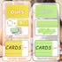 ANSTEEP 500PCS 3x5 Inches Colored Index Cards, Flash Cards with Ring, Lined on Both Side Notecards Ruled Study Card