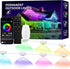KSIPZE Permanent Outdoor Lights Waterproof IP67, Smart RGB+IC Eaves LED Lights with